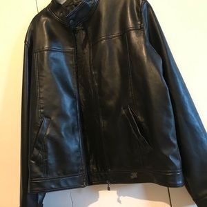 EMPERIO ARMANI CAFÉ RACER ULTRASOFT LAMBSKIN JACK.
